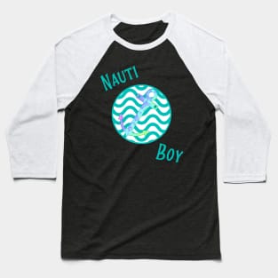 Nauti Boy Turquoise Baseball T-Shirt